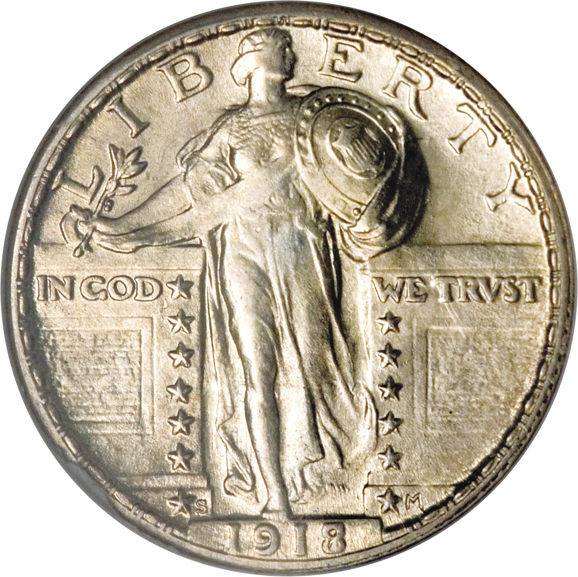 Read more about the article Standing Liberty Quarter  1918-S    DDO-001 / San Francisco