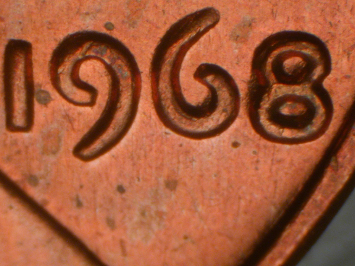 Read more about the article Lincoln Memorial Cent  1968    DDO-005 / Philadelphia